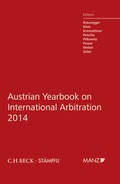 Cover: Austrian Yearbook on International Arbitration 2014 - C.H.BECK