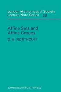 Abbildung von: Affine Sets and Affine Groups - Cambridge University Press