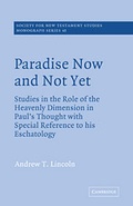 Cover: Paradise Now and Not Yet - Cambridge University Press