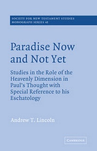 Enlarge image Cover: Paradise Now and Not Yet - Cambridge University Press