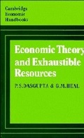 Cover: Economic Theory and Exhaustible Resources - Cambridge University Press