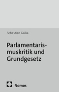 Cover: Parlamentarismuskritik und Grundgesetz - Nomos