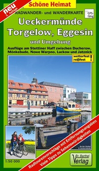 Abbildung von: Radwander- und Wanderkarte Ueckermünde, Torgelow, Eggesin und Umgebung - Barthel, A