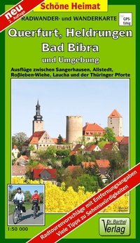 Abbildung von: Radwander- und Wanderkarte Querfurt, Heldrungen, Bad Bibra und Umgebung - Barthel, A