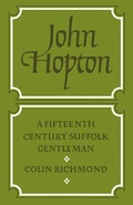Cover: John Hopton: A Fifteenth Century Suffolk Gentleman - Cambridge University Press
