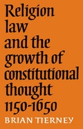 Cover: Religion, Law and the Growth of Constitutional Thought, 1150-1650 - Cambridge University Press