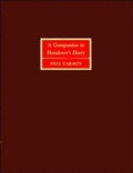Cover: A Companion to Henslowe's Diary - Cambridge University Press