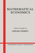 Cover: Mathematical Economics - Cambridge University Press