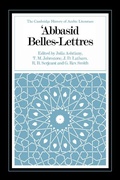 Cover: Abbasid Belles Lettres - Cambridge University Press
