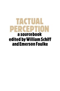 Enlarge image Cover: Tactual Perception - Cambridge University Press