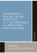Cover: Handbook of Social Work Practice with Vulnerable and Resilient Populations - Columbia University Press