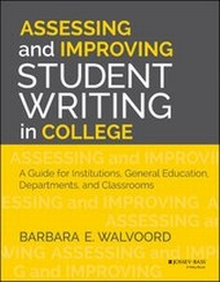 Enlarge image Cover: Assessing and Improving Student Writing in College - Jossey-Bass