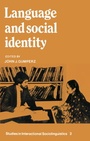 Cover: Language and Social Identity - Cambridge University Press