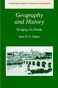 Cover: Geography and History - Cambridge University Press