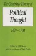 Cover: The Cambridge History of Political Thought 1450-1700 - Cambridge University Press