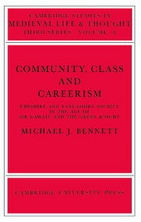 Enlarge image Cover: Community, Class and Careers - Cambridge University Press