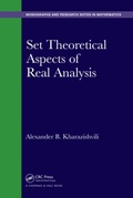 Bild: Set Theoretical Aspects of Real Analysis - Chapman & Hall/CRC