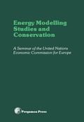 Cover: Energy Modelling Studies and Conservation - Elsevier