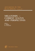 Cover: Melatonin: Current Status and Perspectives - Elsevier