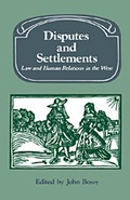 Cover: Disputes and Settlements - Cambridge University Press