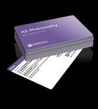 Enlarge image Cover: AS Philosophy Revision Cards for OCR - PushMe Press