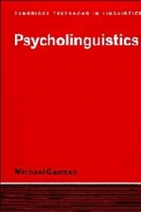 Abbildung von: Psycholinguistics - Cambridge University Press