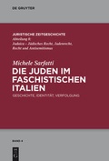Cover: Die Juden im faschistischen Italien - De Gruyter