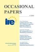 Cover: IRE Occasional Papers 4/2014 - pm Verlag