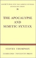 Cover: The Apocalypse and Semitic Syntax - Cambridge University Press