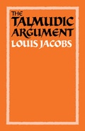 Cover: The Talmudic Argument - Cambridge University Press