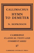 Cover: Callimachus: Hymn to Demeter - Cambridge University Press