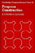 Cover: Program Construction - Cambridge University Press