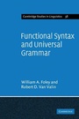 Cover: Functional Syntax and Universal Grammar - Cambridge University Press