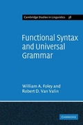 Cover: Functional Syntax and Universal Grammar - Cambridge University Press