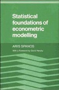 Cover: Statistical Foundations of Econometric Modelling - Cambridge University Press