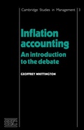 Cover: Inflation Accounting - Cambridge University Press