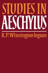 Enlarge image Cover: Studies in Aeschylus - Cambridge University Press