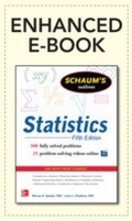 Cover: Schaum's Outline of Statistics, 5th Edition - McGraw-Hill Education