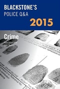 Bild: Blackstone's Police Q&A: Crime 2015 - Oxford University Press