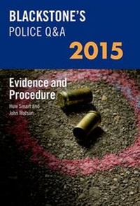 Abbildung von: Blackstone's Police Q&A: Evidence and Procedure 2015 - Oxford University Press