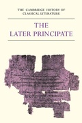 Cover: The Cambridge History of Classical Literature: Volume 2, Latin Literature, Part 5, The Later Principate - Cambridge University Press