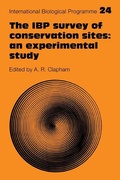 Cover: The IBP Survey of Conservation Sites: An Experimental Study - Cambridge University Press