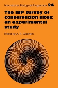 Enlarge image Cover: The IBP Survey of Conservation Sites: An Experimental Study - Cambridge University Press