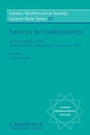 Cover: Surveys in Combinatorics - Cambridge University Press