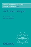 Cover: An F-space Sampler - Cambridge University Press