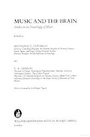 Cover: Music and the Brain - Butterworth-Heinemann