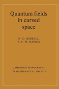 Cover: Quantum Fields in Curved Space - Cambridge University Press