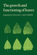 Cover: The Growth and Functioning of Leaves - Cambridge University Press