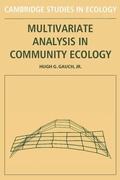 Cover: Multivariate Analysis in Community Ecology - Cambridge University Press