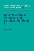 Cover: Several Complex Variables and Complex Manifolds I - Cambridge University Press